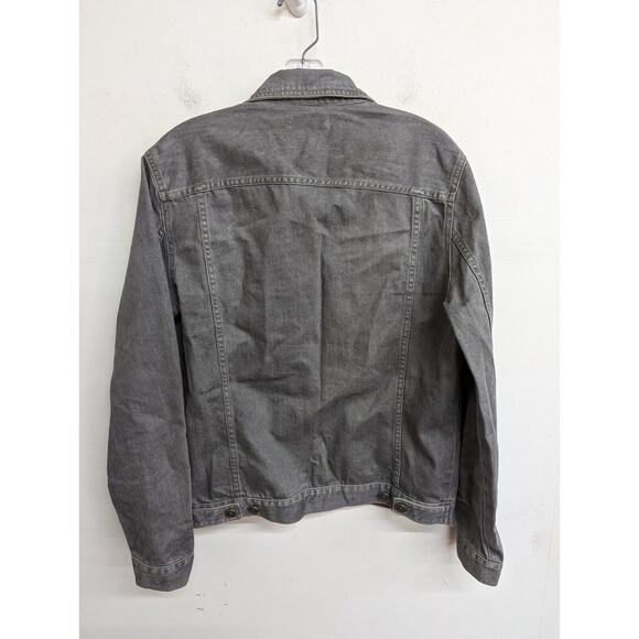 The Kooples Men's Grey Denim Jacket Button Down Pockets Size Medium - Picture 7 of 10